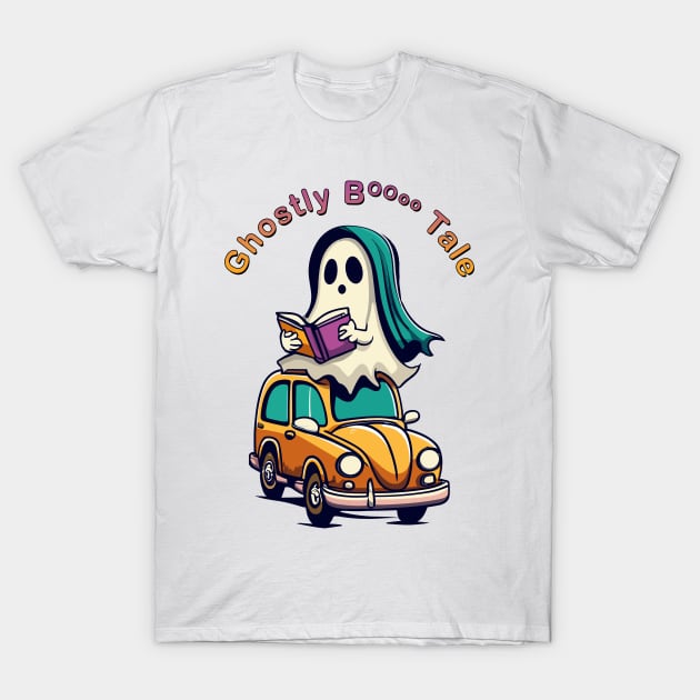 Ghostly boooo tale T-Shirt by Fashioned by You, Created by Me A.zed